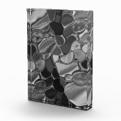 明るい灰色と暗い丸い形状。 フォトブロック (右)