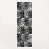 明るい灰色と暗い丸い形状。 ヨガマット (正面)