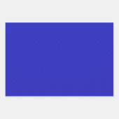 明るい無地のネオンブルー。 ラッピングペーパーシート (正面2)