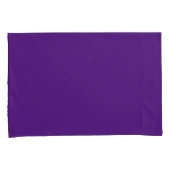 明るい無地の紫 枕カバー (正面右)