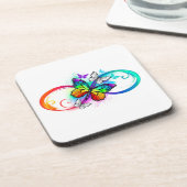 明るい無限遠（虹の蝶） コースター (左側)