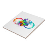 明るい無限遠（虹の蝶） タイル (側面)