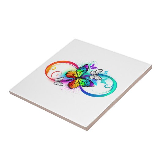 明るい無限遠(虹の蝶) タイル (側面)