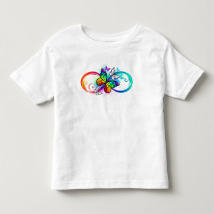 明るい無限遠(虹の蝶) トドラーTシャツ