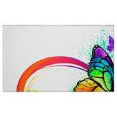 明るい無限遠（虹の蝶） ファブリック (ファットクウォーター)