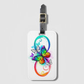 明るい無限遠(虹の蝶) ラゲッジタグ (正面縦)