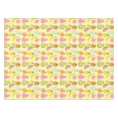 明るい熱モダン帯果実のパターン テーブルクロス (正面(横))