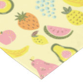 明るい熱モダン帯果実のパターン テーブルクロス (アングル)