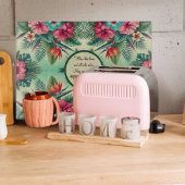 明るい熱帯のカスタマイズ可能なガラス カッティングボード