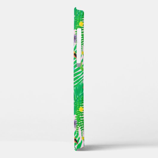 明るい熱帯のシームレスな手描きパターン、t Case-Mate iPhoneケース (裏面 / 左)