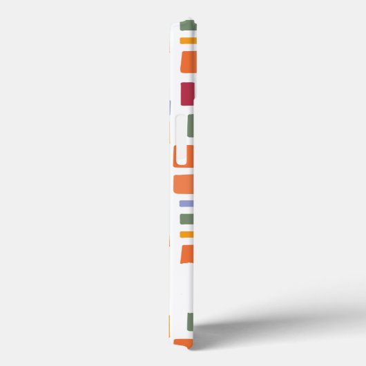 明るい熱帯の色の奇妙な正方形と長方形 Case-Mate iPhoneケース (裏面 / 右)