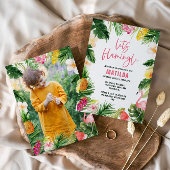 明るい熱帯はフラミングルの写真の誕生日をもたらす