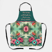 明るい熱帯カスタマイズ エプロン (正面)