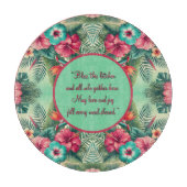 明るい熱帯カスタマイズ カッティングボード (正面)