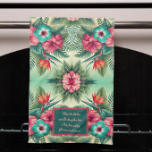 明るい熱帯カスタマイズ キッチンタオル