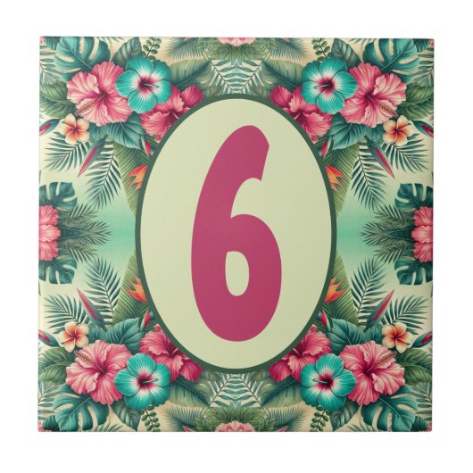 明るい熱帯カスタマイズ タイル (正面)