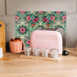 明るい熱帯ガラス カッティングボード