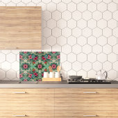 明るい熱帯ガラス カッティングボード