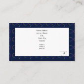 明るい熱帯スペクトラムインフィニティハート 名刺 (裏面)