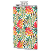 明るい熱帯パターン フラスク (左)
