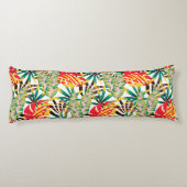 明るい熱帯パターン ボディピロー (裏面)