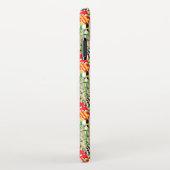 明るい熱帯パターン iPhoneケース (右側)