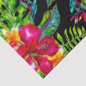 明るい熱帯フローラ離れハイビスカスルアウ（ハワイ式宴会）パーティー 薄葉紙 (詳細)