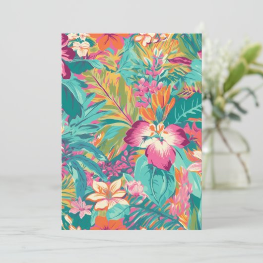 明るい熱帯植物学 招待状 (スタンド正面)