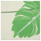 明るい熱帯緑葉修道院の植物模様 ファブリック (見本)