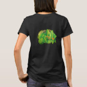 明るい熱帯葉 Tシャツ (裏面)