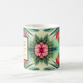 明るい熱帯賛美朝のマグカップ コーヒーマグカップ (中央)