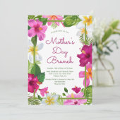 明るい熱帯鮮やかフローラマザーズデイブランチ 招待状 (スタンド正面)