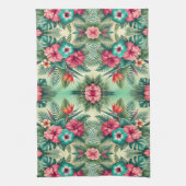 明るい熱帯 キッチンタオル (縦)