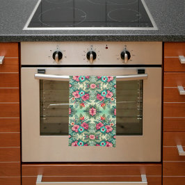 明るい熱帯 キッチンタオル