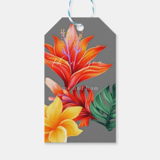 明るい熱帯 ギフトタグ (正面)