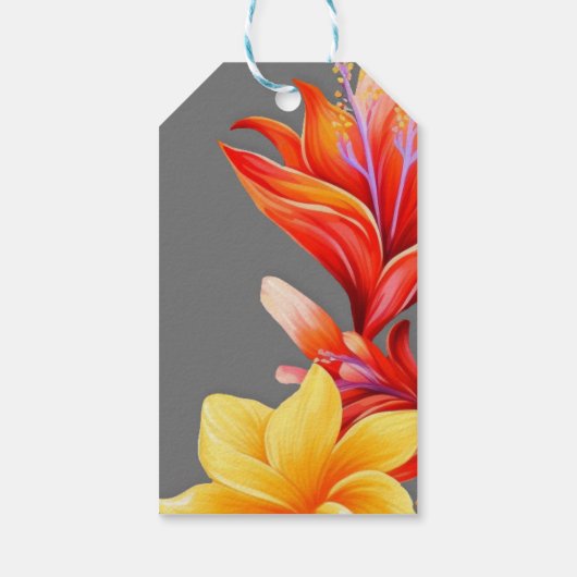 明るい熱帯 ギフトタグ (裏面)