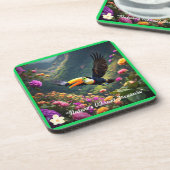 「明るい熱帯」 コースター (左側)