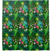 明るい熱帯 シャワーカーテン (正面)