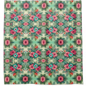 明るい熱帯 シャワーカーテン (正面)