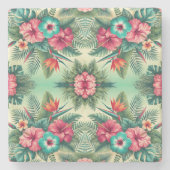 明るい熱帯 ストーンコースター (正面)