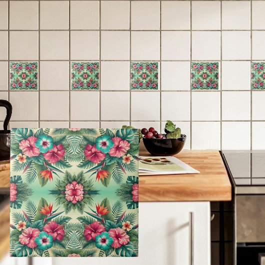 明るい熱帯 タイル