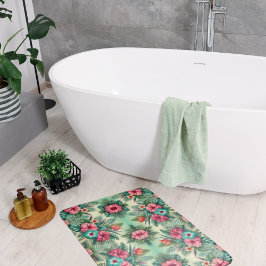 明るい熱帯 バスマット