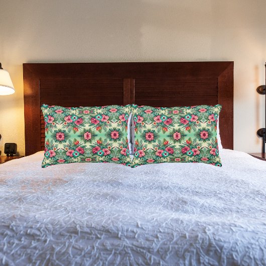 明るい熱帯 枕カバー