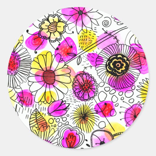 明るい物のシールパック爆発! ラウンドシール (正面)