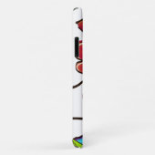 「明るい白いフローラ」の電話ケース Case-Mate iPhoneケース (裏面/右)