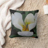 明るい白い枕 クッション (ブランケット)