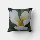 明るい白い枕 クッション (裏面)