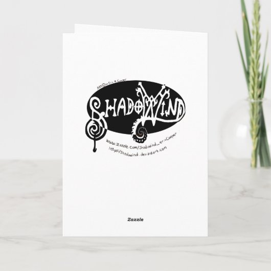 『明るい目と竜』 カード (裏面)