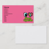 明るい目のハート私はソープオペラが大好き 名刺 (正面/裏面)