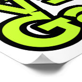 明るい目のハート私はビデオゲームが大好き ポスター (角)